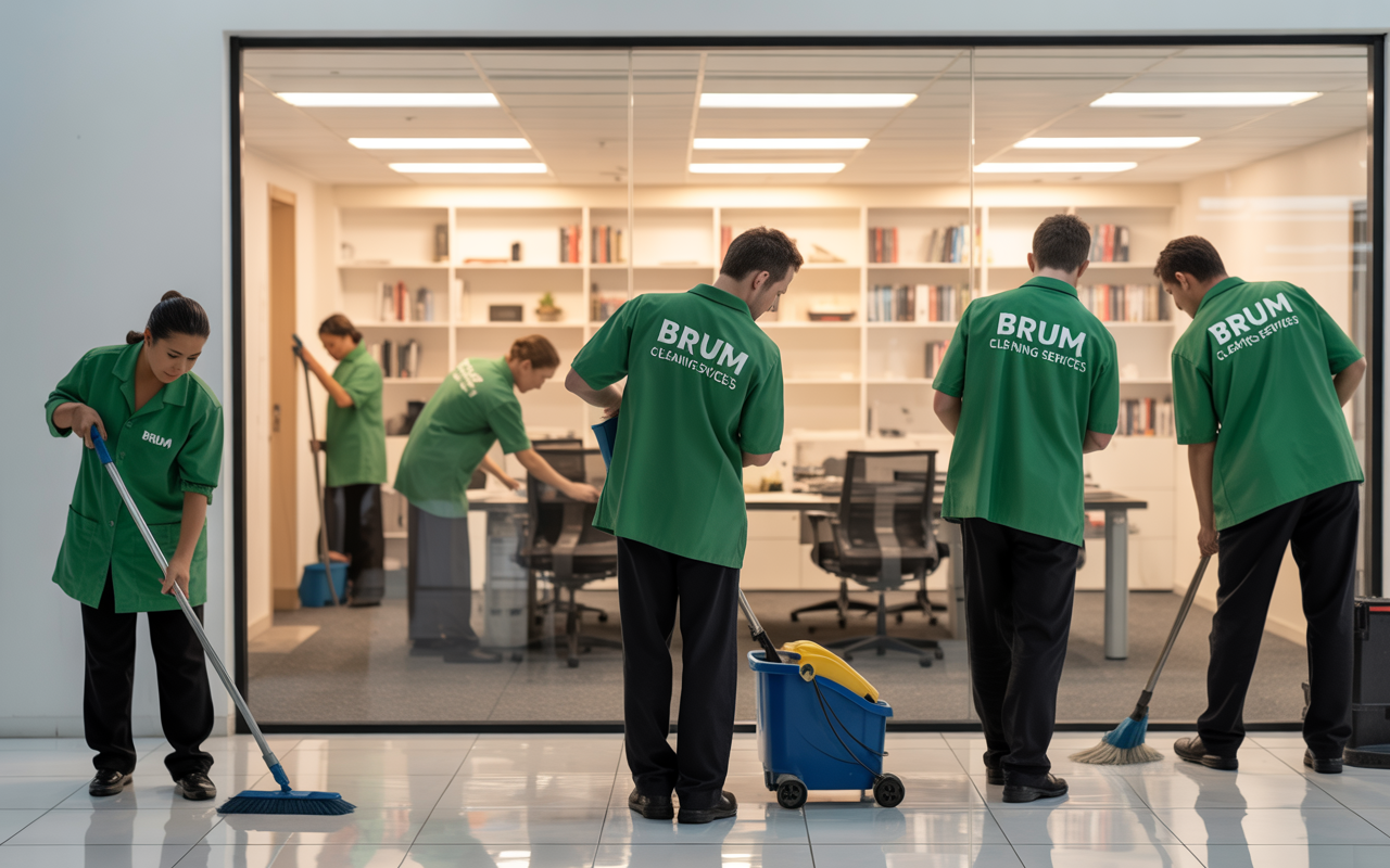 Brum Cleaning team at work